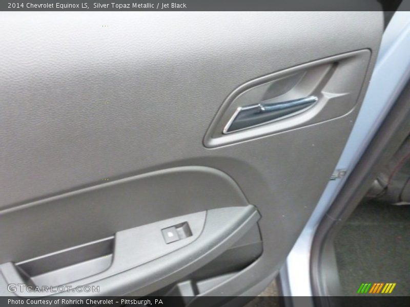 Silver Topaz Metallic / Jet Black 2014 Chevrolet Equinox LS