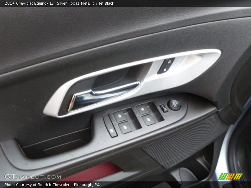 Silver Topaz Metallic / Jet Black 2014 Chevrolet Equinox LS