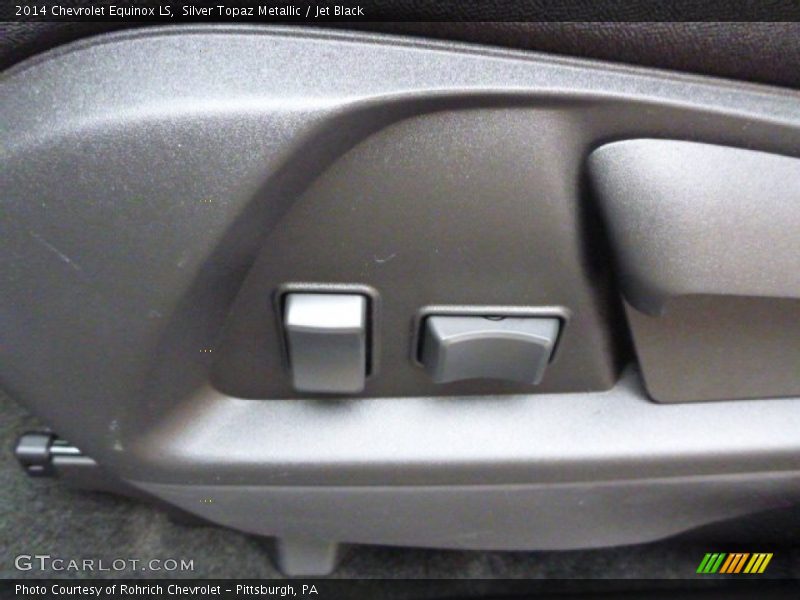 Silver Topaz Metallic / Jet Black 2014 Chevrolet Equinox LS