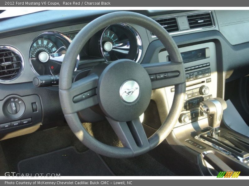 Race Red / Charcoal Black 2012 Ford Mustang V6 Coupe