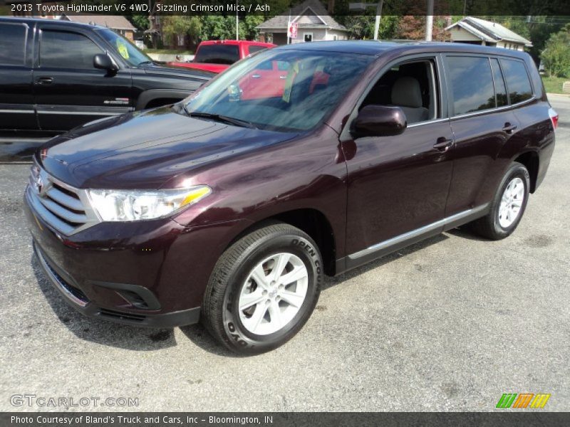 Sizzling Crimson Mica / Ash 2013 Toyota Highlander V6 4WD