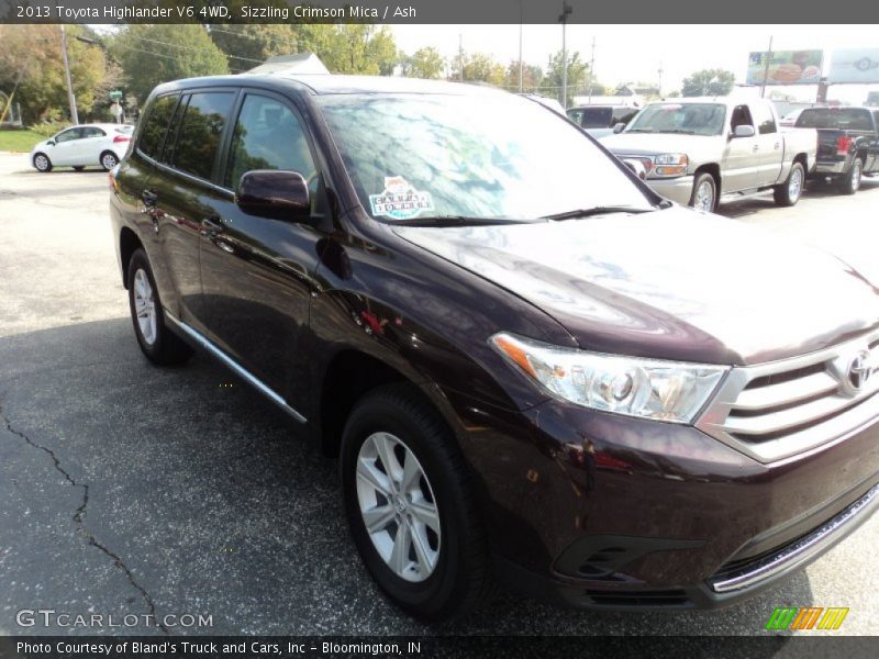 Sizzling Crimson Mica / Ash 2013 Toyota Highlander V6 4WD