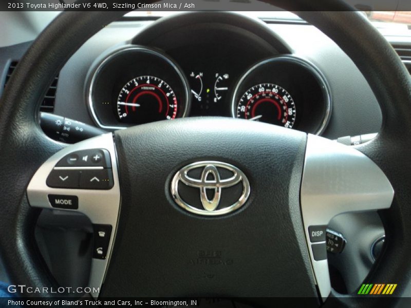 Sizzling Crimson Mica / Ash 2013 Toyota Highlander V6 4WD