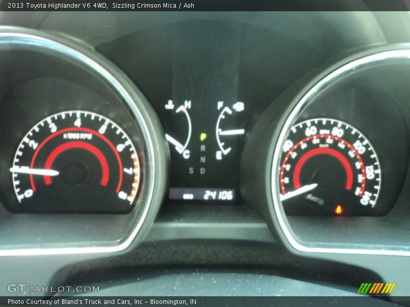 Sizzling Crimson Mica / Ash 2013 Toyota Highlander V6 4WD