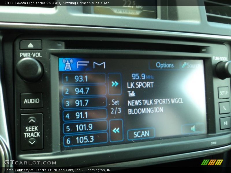 Sizzling Crimson Mica / Ash 2013 Toyota Highlander V6 4WD