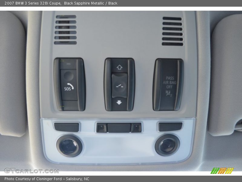 Black Sapphire Metallic / Black 2007 BMW 3 Series 328i Coupe