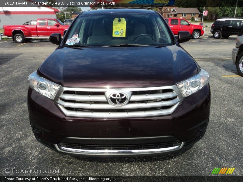 Sizzling Crimson Mica / Ash 2013 Toyota Highlander V6 4WD