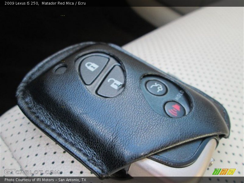 Matador Red Mica / Ecru 2009 Lexus IS 250
