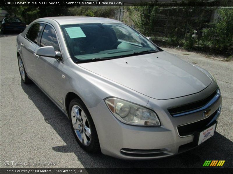 Silverstone Metallic / Titanium Gray 2008 Chevrolet Malibu LT Sedan