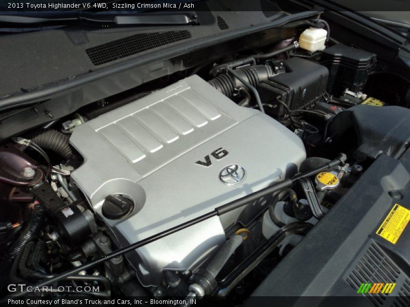 Sizzling Crimson Mica / Ash 2013 Toyota Highlander V6 4WD