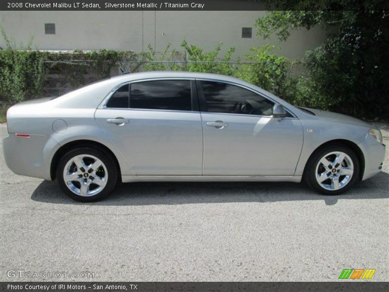 Silverstone Metallic / Titanium Gray 2008 Chevrolet Malibu LT Sedan