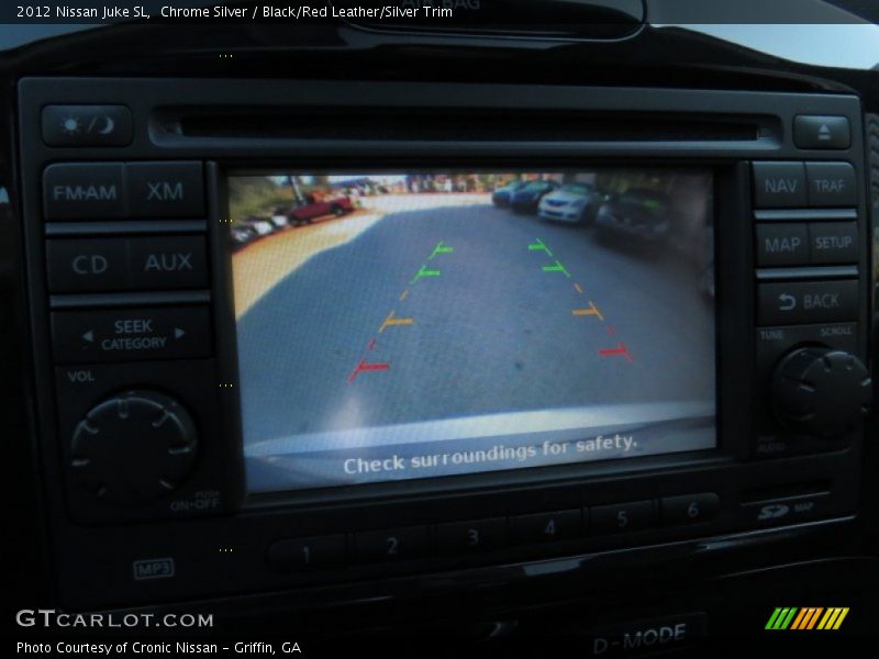 Chrome Silver / Black/Red Leather/Silver Trim 2012 Nissan Juke SL