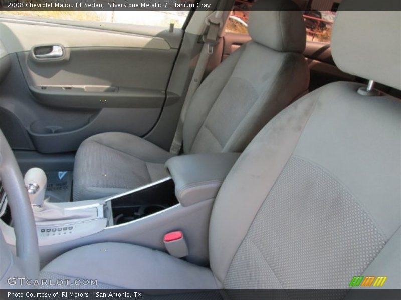 Silverstone Metallic / Titanium Gray 2008 Chevrolet Malibu LT Sedan