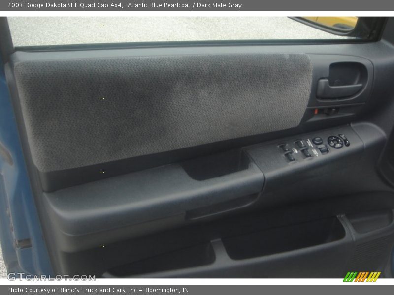 Atlantic Blue Pearlcoat / Dark Slate Gray 2003 Dodge Dakota SLT Quad Cab 4x4