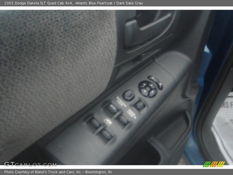 Atlantic Blue Pearlcoat / Dark Slate Gray 2003 Dodge Dakota SLT Quad Cab 4x4
