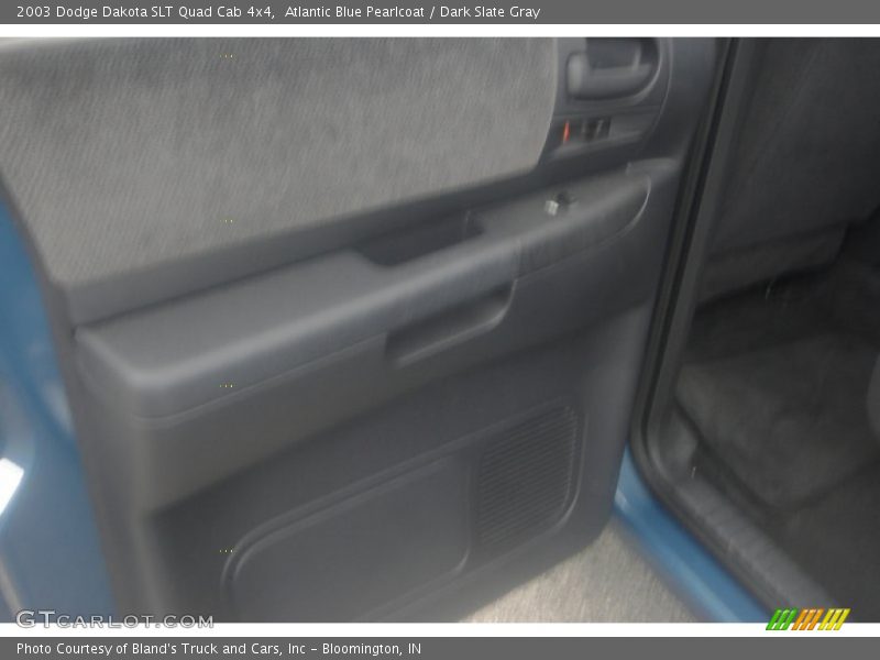 Atlantic Blue Pearlcoat / Dark Slate Gray 2003 Dodge Dakota SLT Quad Cab 4x4