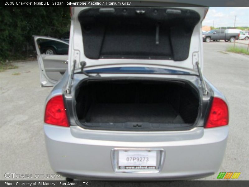 Silverstone Metallic / Titanium Gray 2008 Chevrolet Malibu LT Sedan