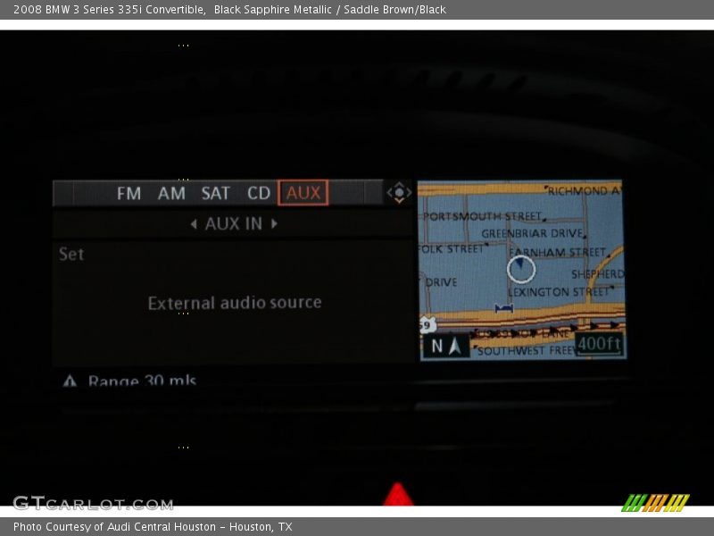 Black Sapphire Metallic / Saddle Brown/Black 2008 BMW 3 Series 335i Convertible