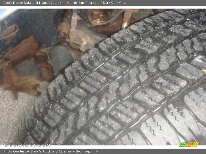 Atlantic Blue Pearlcoat / Dark Slate Gray 2003 Dodge Dakota SLT Quad Cab 4x4