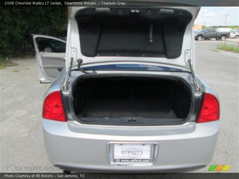Silverstone Metallic / Titanium Gray 2008 Chevrolet Malibu LT Sedan