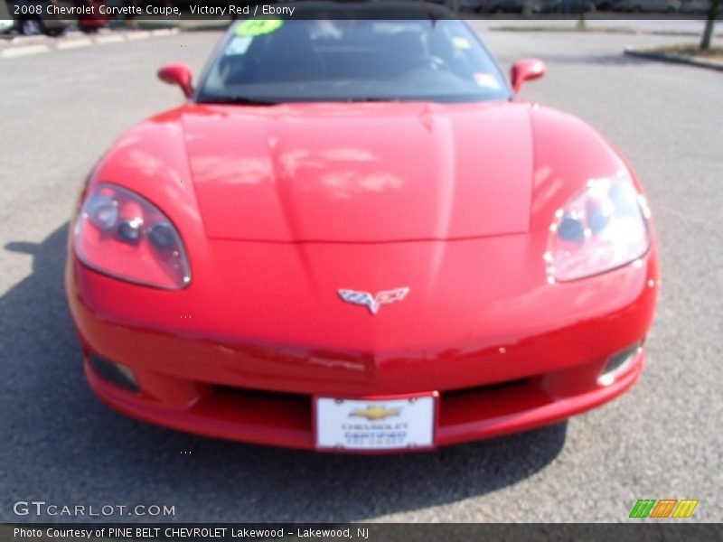 Victory Red / Ebony 2008 Chevrolet Corvette Coupe