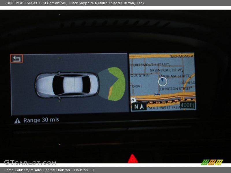 Black Sapphire Metallic / Saddle Brown/Black 2008 BMW 3 Series 335i Convertible