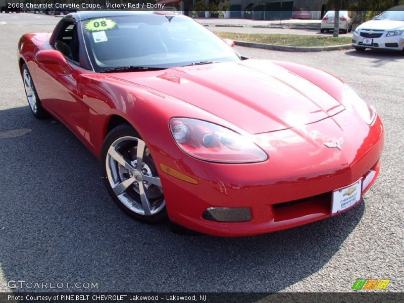 Victory Red / Ebony 2008 Chevrolet Corvette Coupe