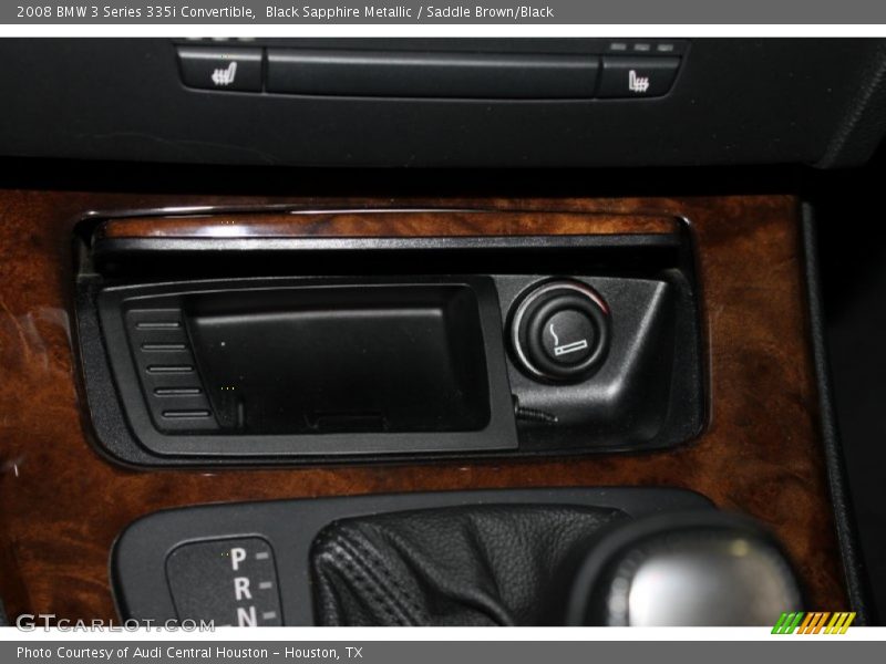 Black Sapphire Metallic / Saddle Brown/Black 2008 BMW 3 Series 335i Convertible