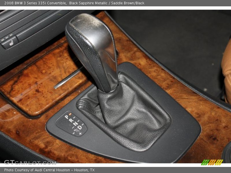 Black Sapphire Metallic / Saddle Brown/Black 2008 BMW 3 Series 335i Convertible