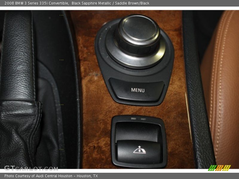 Black Sapphire Metallic / Saddle Brown/Black 2008 BMW 3 Series 335i Convertible