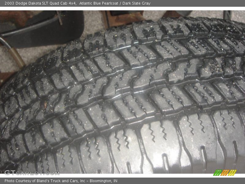 Atlantic Blue Pearlcoat / Dark Slate Gray 2003 Dodge Dakota SLT Quad Cab 4x4