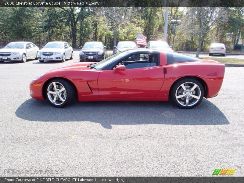 Victory Red / Ebony 2008 Chevrolet Corvette Coupe