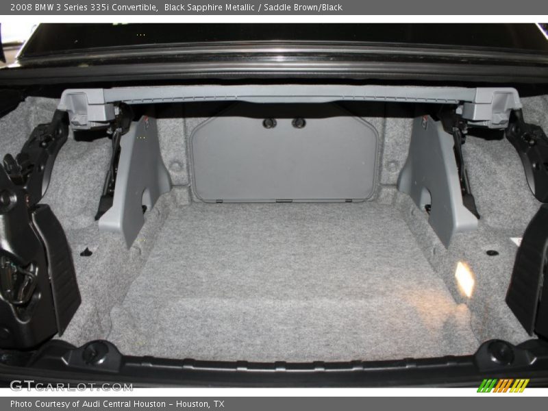 Black Sapphire Metallic / Saddle Brown/Black 2008 BMW 3 Series 335i Convertible