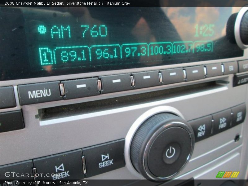 Silverstone Metallic / Titanium Gray 2008 Chevrolet Malibu LT Sedan