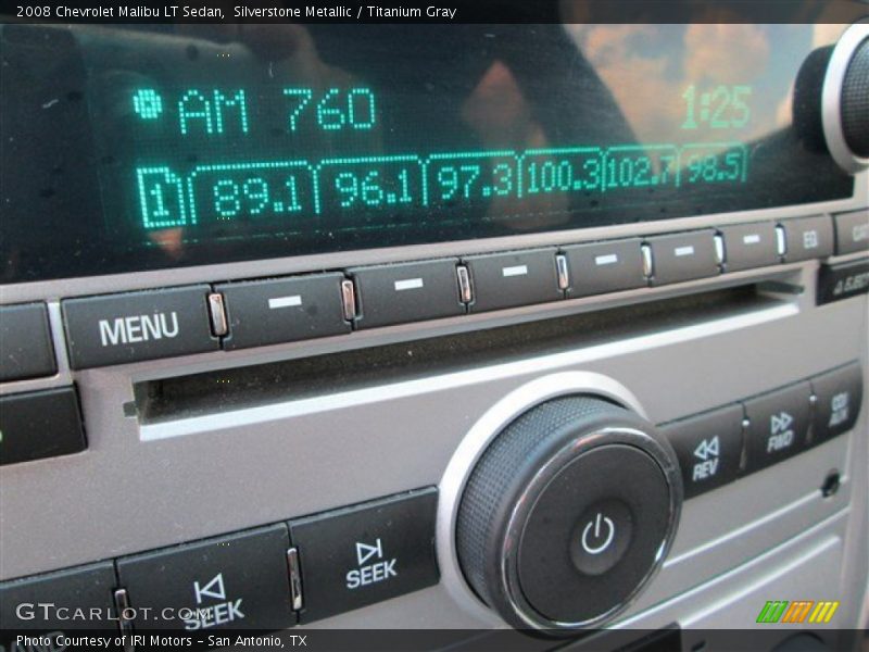 Silverstone Metallic / Titanium Gray 2008 Chevrolet Malibu LT Sedan