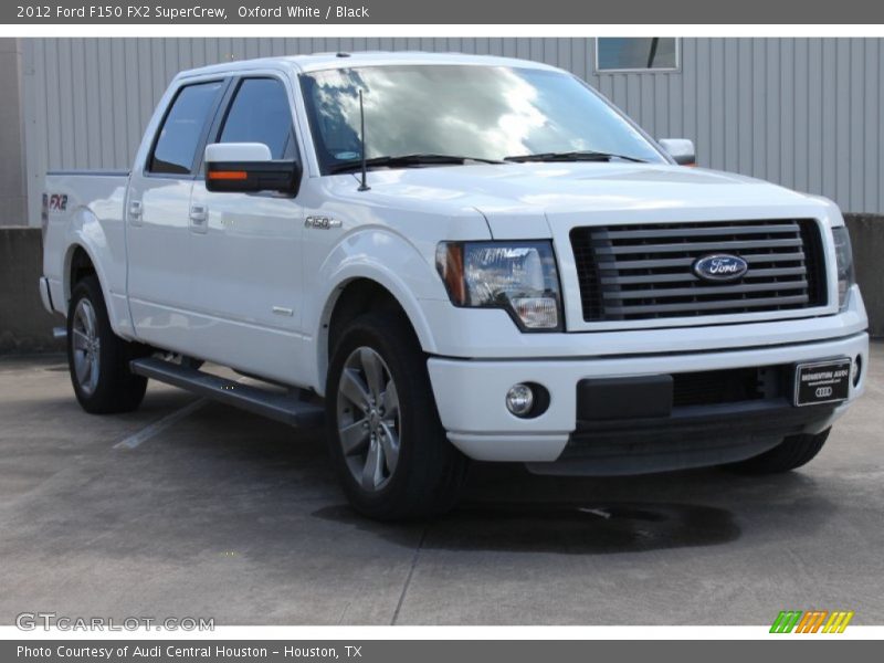 Oxford White / Black 2012 Ford F150 FX2 SuperCrew