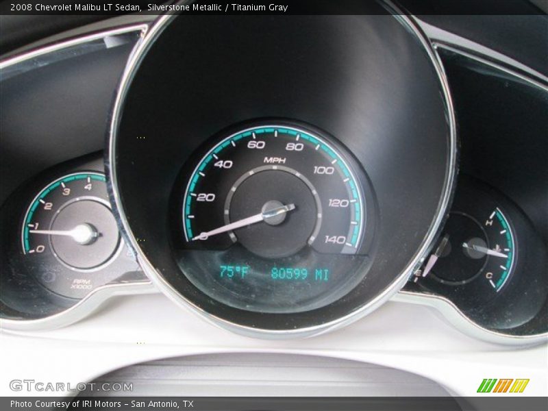 Silverstone Metallic / Titanium Gray 2008 Chevrolet Malibu LT Sedan