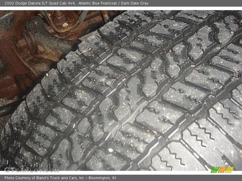 Atlantic Blue Pearlcoat / Dark Slate Gray 2003 Dodge Dakota SLT Quad Cab 4x4
