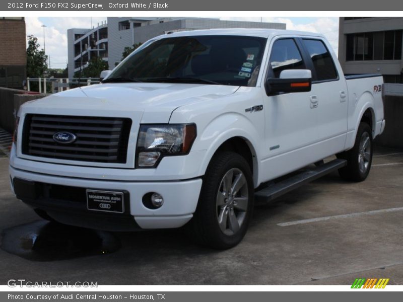 Oxford White / Black 2012 Ford F150 FX2 SuperCrew