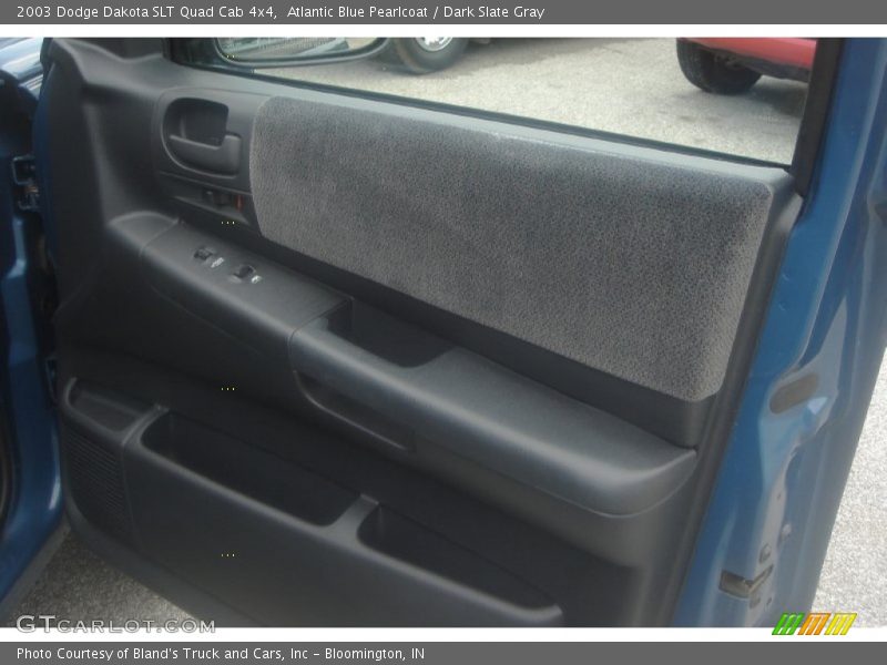 Atlantic Blue Pearlcoat / Dark Slate Gray 2003 Dodge Dakota SLT Quad Cab 4x4