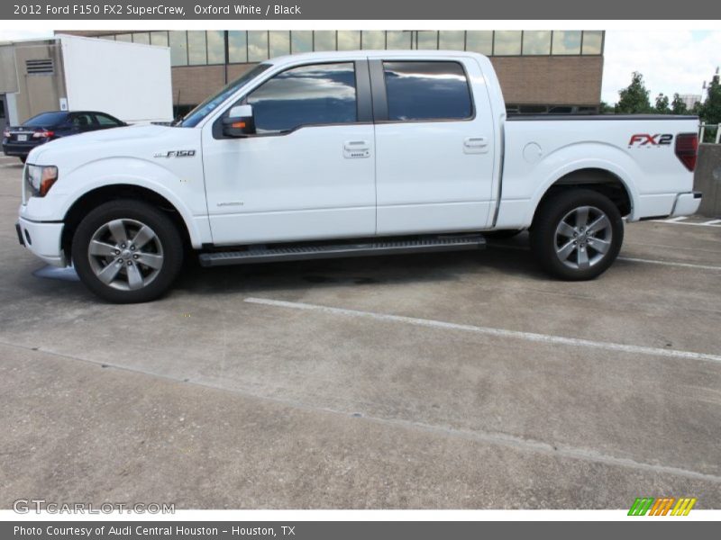Oxford White / Black 2012 Ford F150 FX2 SuperCrew
