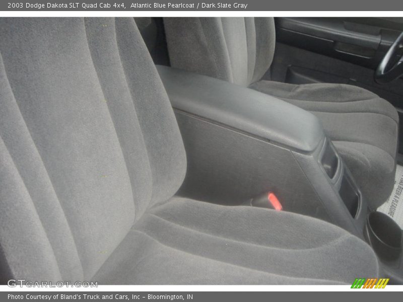 Atlantic Blue Pearlcoat / Dark Slate Gray 2003 Dodge Dakota SLT Quad Cab 4x4