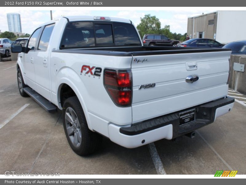 Oxford White / Black 2012 Ford F150 FX2 SuperCrew