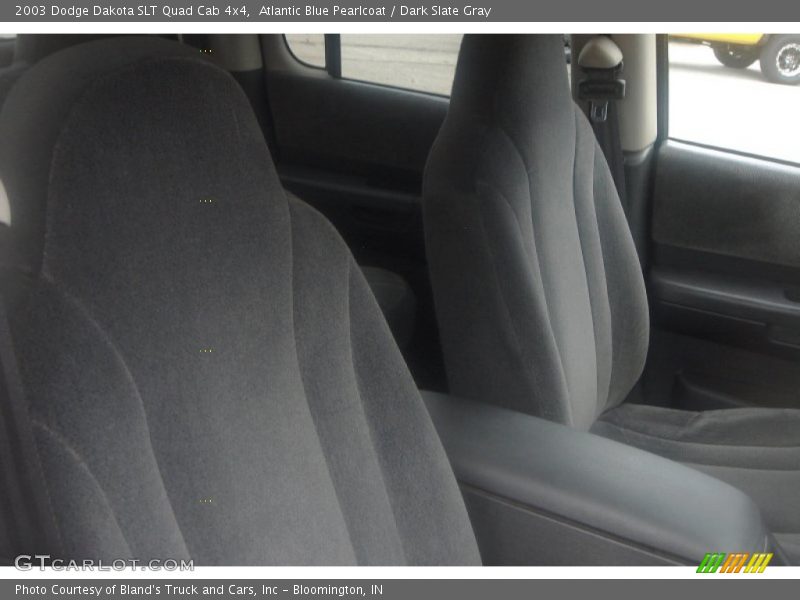 Atlantic Blue Pearlcoat / Dark Slate Gray 2003 Dodge Dakota SLT Quad Cab 4x4