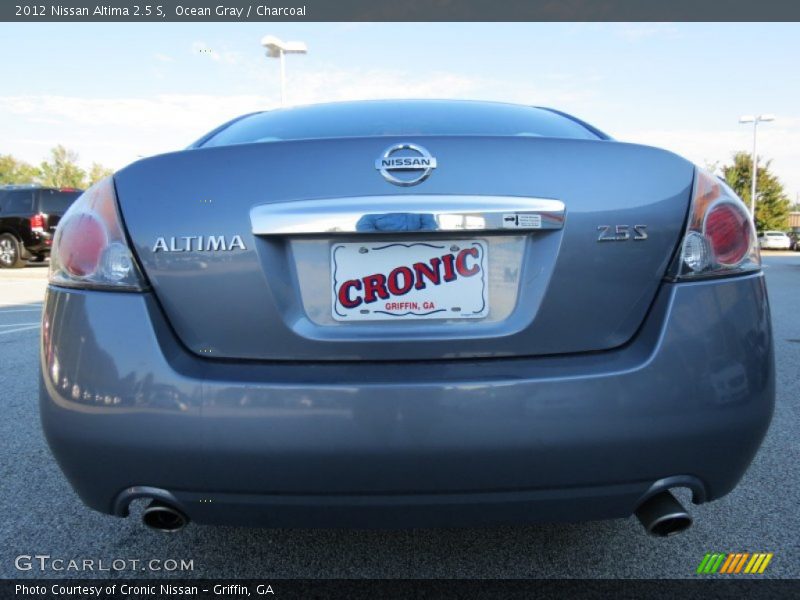 Ocean Gray / Charcoal 2012 Nissan Altima 2.5 S