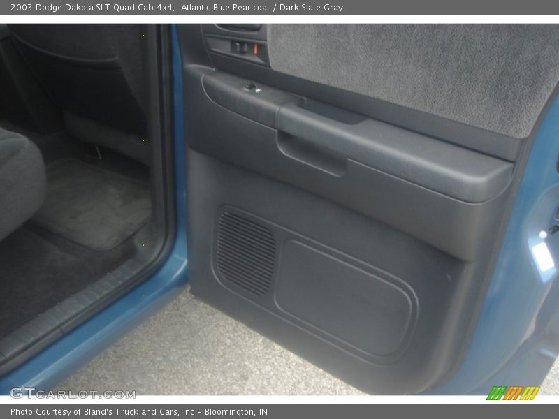 Atlantic Blue Pearlcoat / Dark Slate Gray 2003 Dodge Dakota SLT Quad Cab 4x4