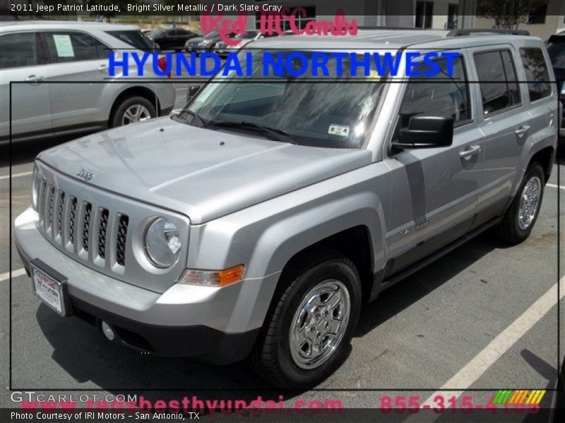 Bright Silver Metallic / Dark Slate Gray 2011 Jeep Patriot Latitude