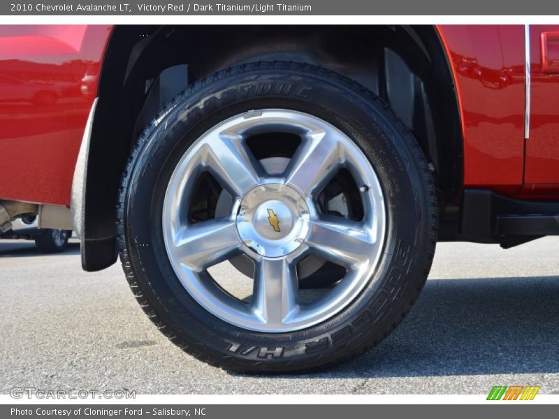 Victory Red / Dark Titanium/Light Titanium 2010 Chevrolet Avalanche LT