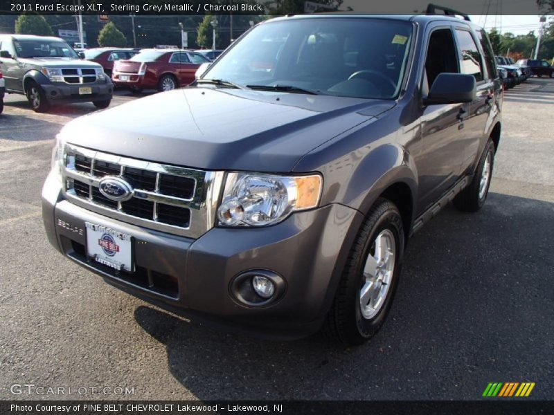 Sterling Grey Metallic / Charcoal Black 2011 Ford Escape XLT