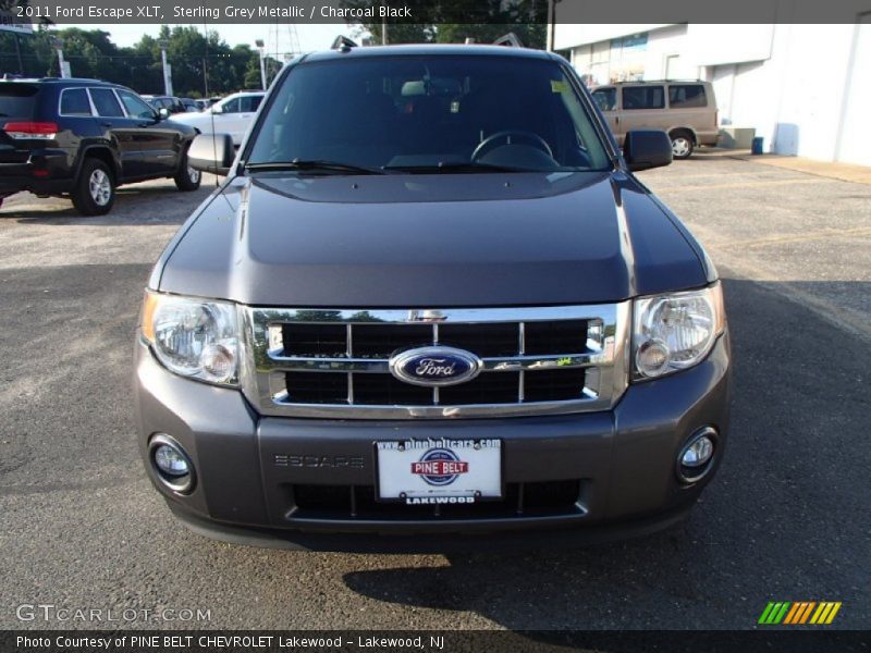Sterling Grey Metallic / Charcoal Black 2011 Ford Escape XLT